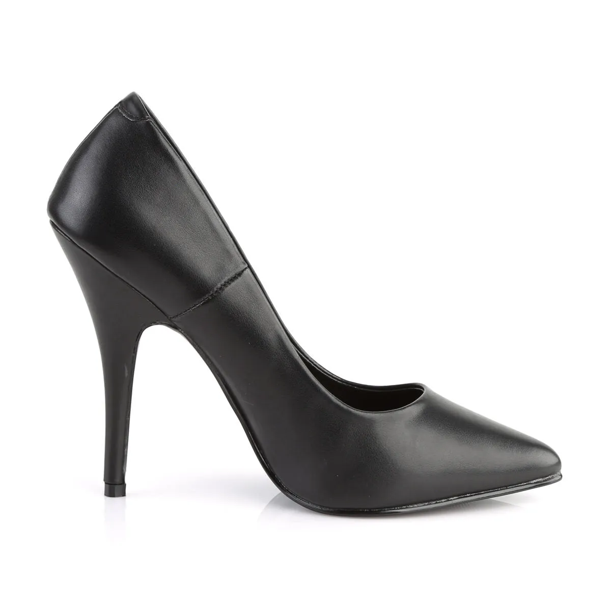 5 Inch Heel SEDUCE-420 Black Pu