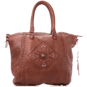 Arrow Tote in Cognac