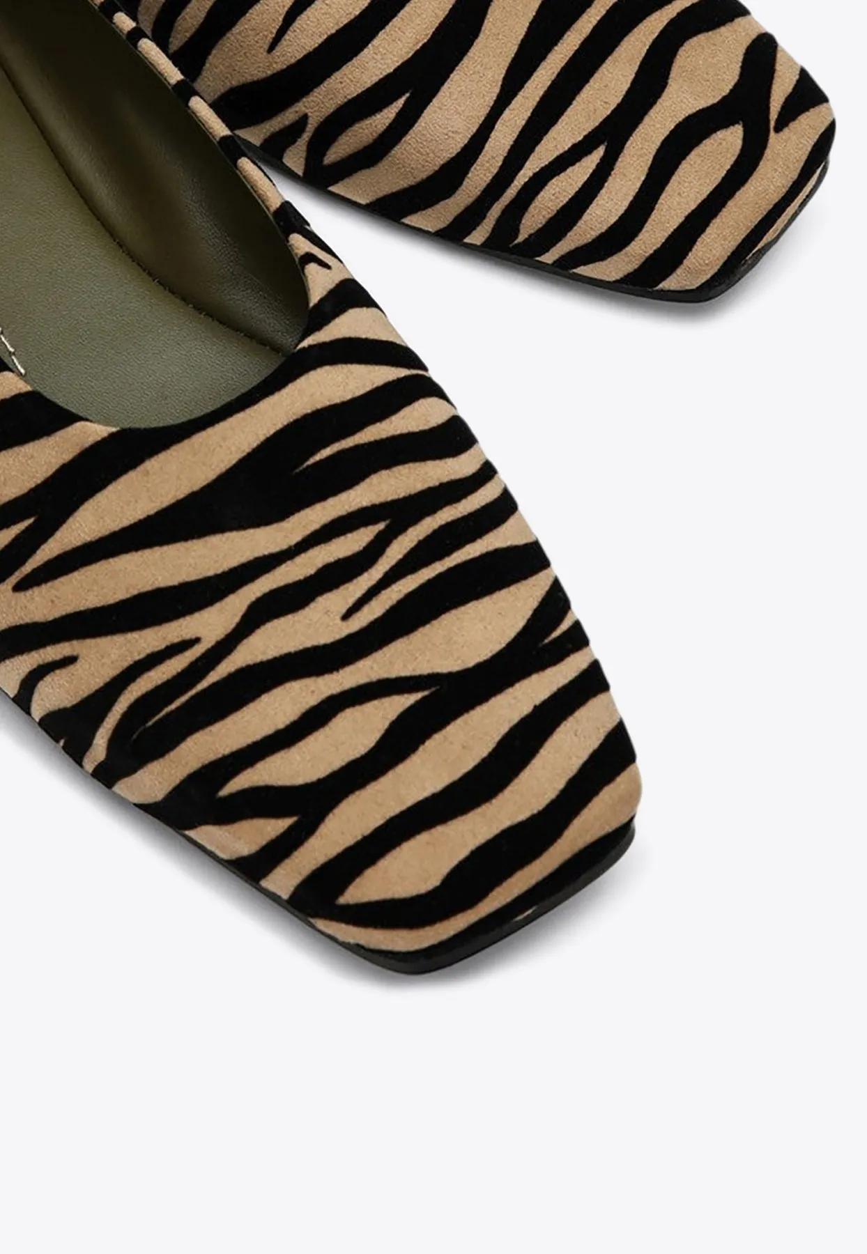 Augusta Zebra Print Ballet Flats