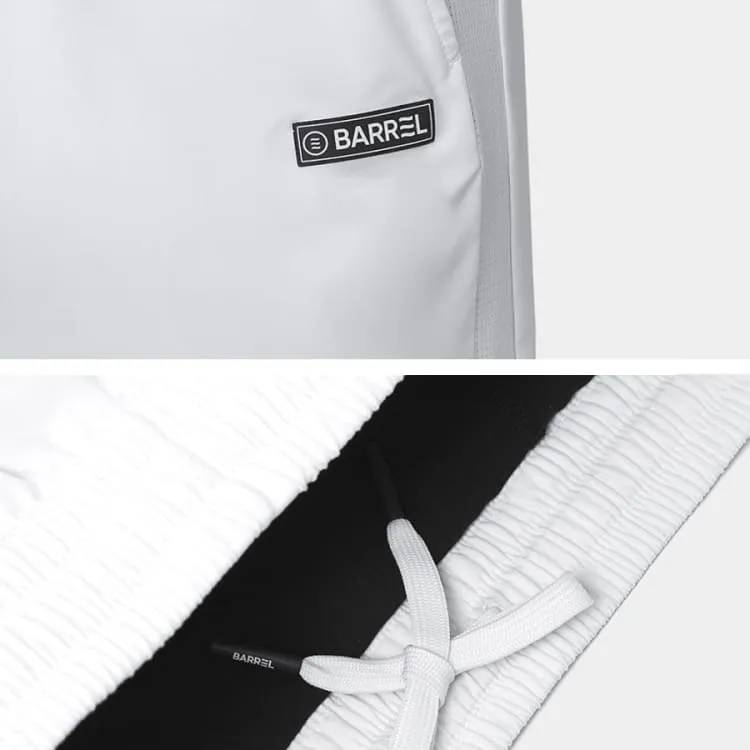 Barrel Men Essential Half Leggings Shorts-WHITE