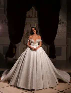 Benevolent White Wedding Dress