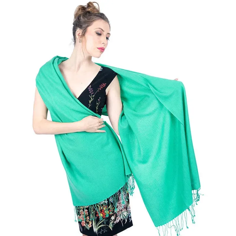 Cashmere and Silk Pashmina Stole