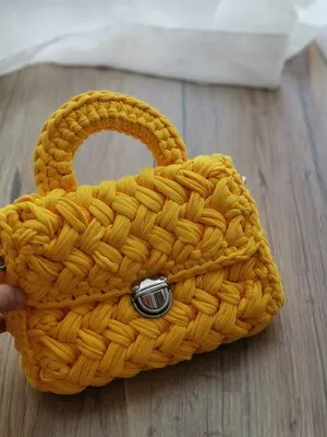 Christmas Gift Casual Solid Hand-woven Women Handbags Cotton Crochet Handmade Women Shoulder Messenger Bag Chian Females Totes Ladies Hand Bags