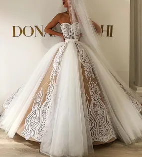Ecstatic White Wedding Dress