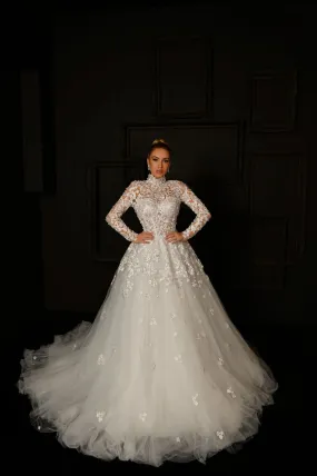 Felicitous White Wedding Dress