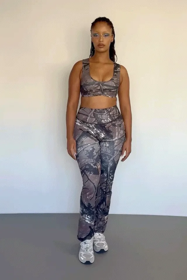 Forest Camo Yoga Pants