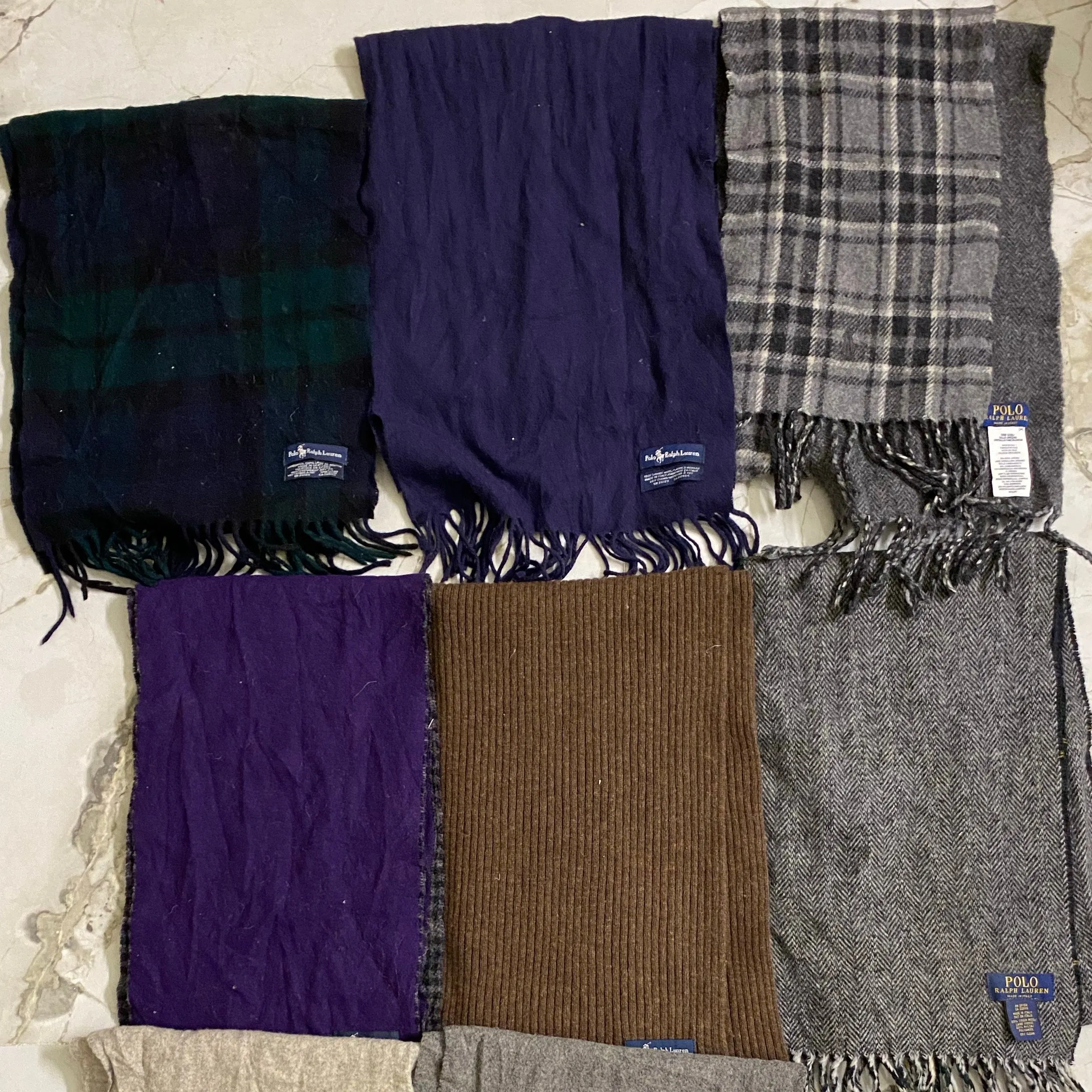 Grade A Ralph Lauren Scarves/ Mufflers Pack of 16
