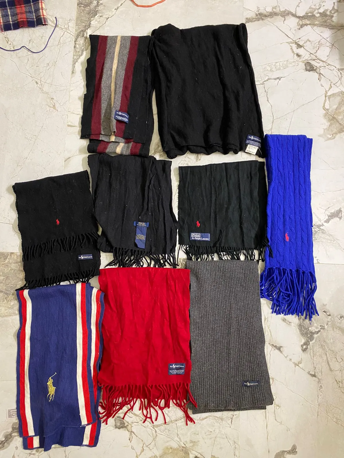 Grade A Ralph Lauren Scarves/ Mufflers Pack of 16