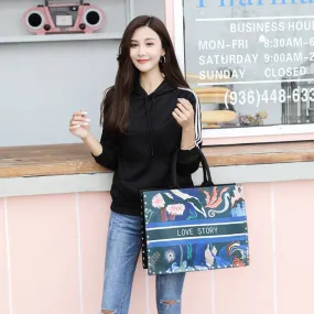 High Quality Women Canvas Handbags Tote Bags Famous Brands Laides Shoulder Messenger Bags Fashion Crossbody Bags for Women New
