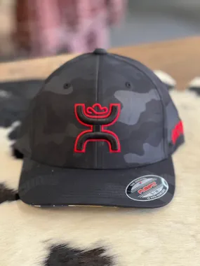 HOOEY CHRIS KYLE BLACK CAMO FLEXFIT HAT