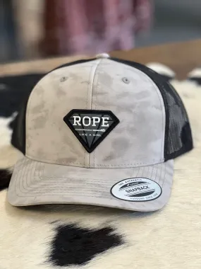HOOEY ROPER LIKE A GIRL GREY/BLACK