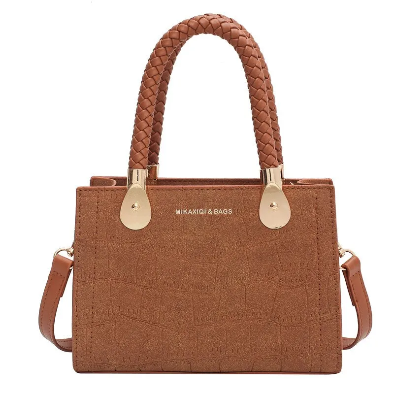 Ladies Small Handbags Fashion Shoulder Bags Pure Color PU Messenger Bags Daily Travel Women's Bags Casual Ladies Bags Purses