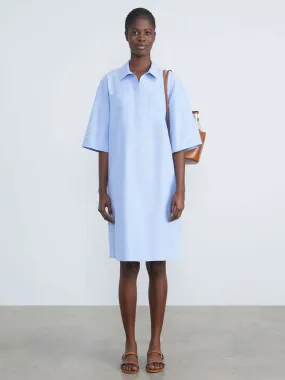 Lafayette 148 New York Cotton Poplin Shirtdress in Hydrangea