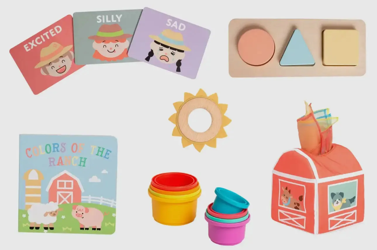 Learning Kit For Babies 6-12 Months, Montessori Learning Kit