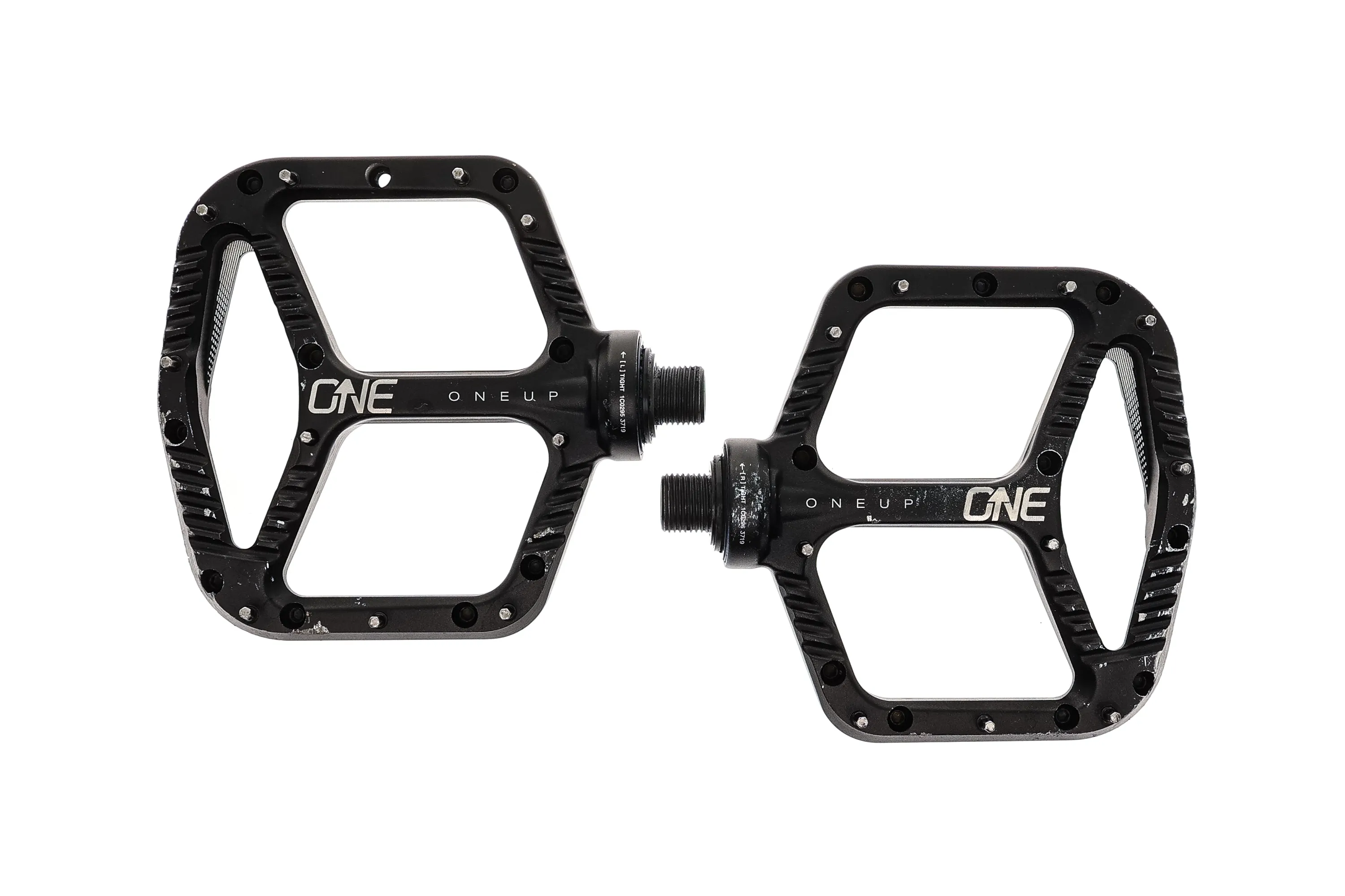 One One Up Aluminum Pedals Flats Black