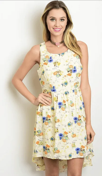 ORANGE CREAM DREAM DRESS