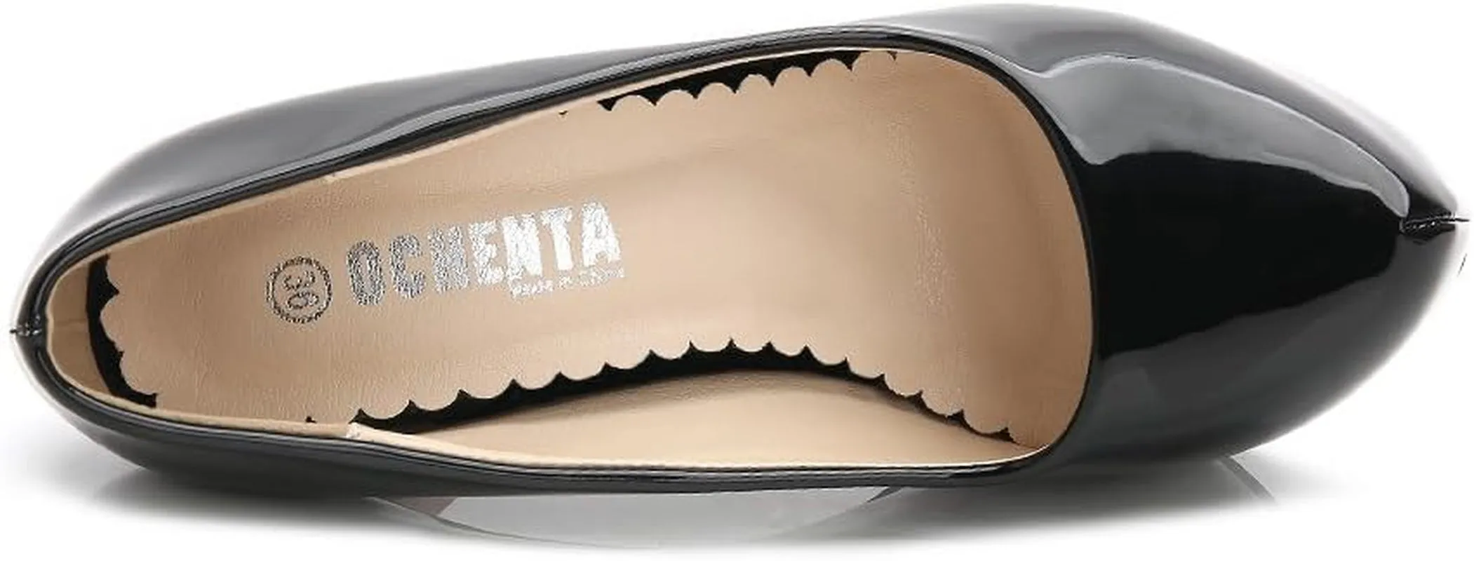 "Step Up Your Fashion Game with Chic OCHENTA Women's Platform Slip-On High Heels!"