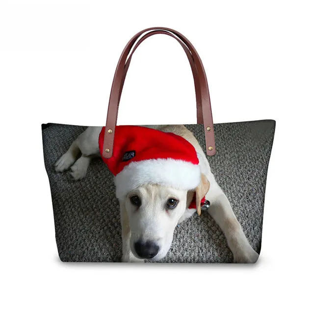 Shih Tzu Women Handbag, Shoulder Bag, Casual Tote for Ladies, Pugs, Female Totes