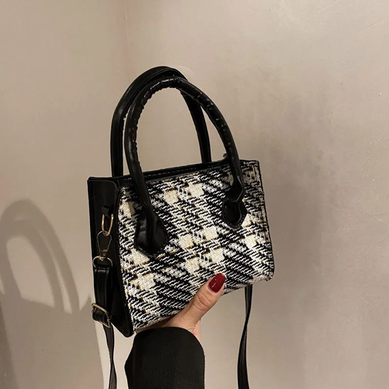 Square Handbags For Women High Quality Pu Leather Shoulder Bag Designer Simple Style Female Crossbody Bag 2021 Fashion Purses