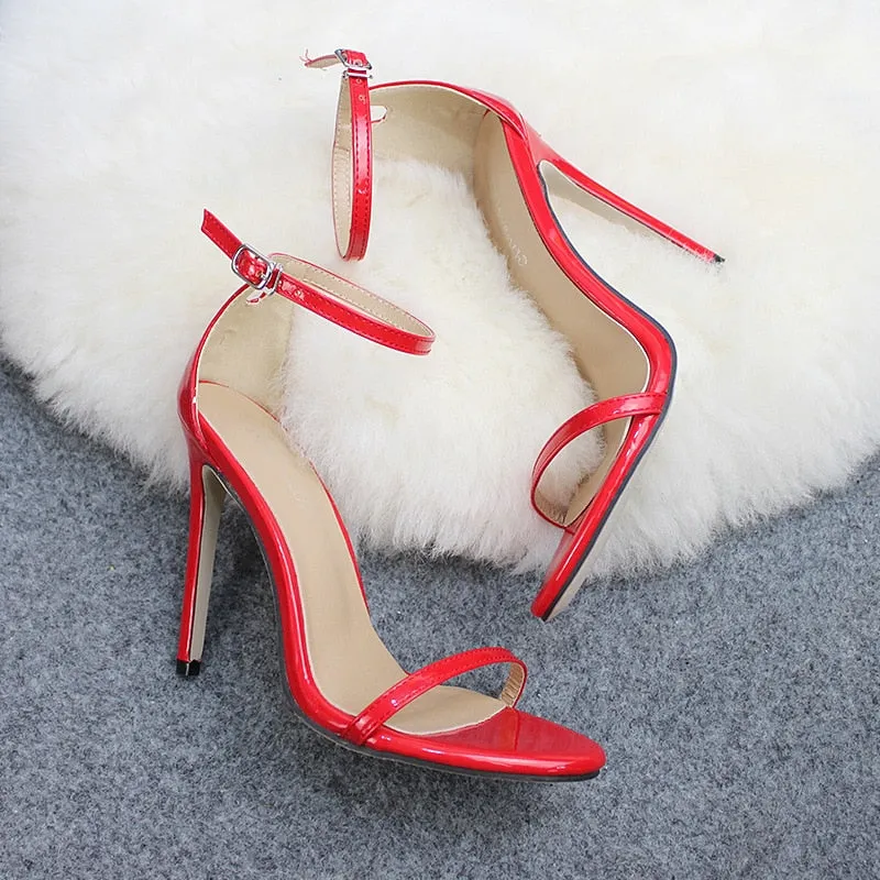 Summer High Heels Side Buckle