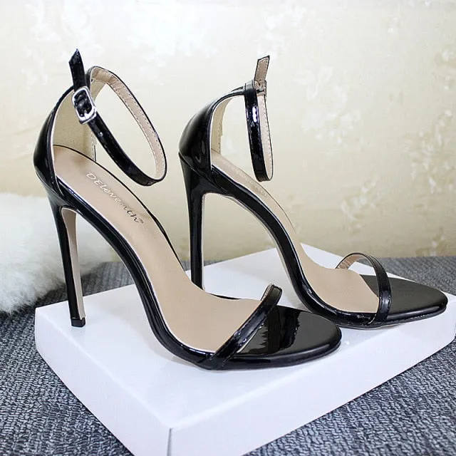 Summer High Heels Side Buckle
